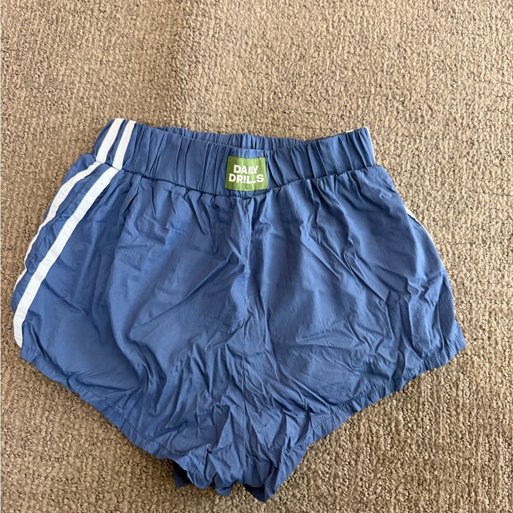 Daily Drills Navy Blue Active Shorts